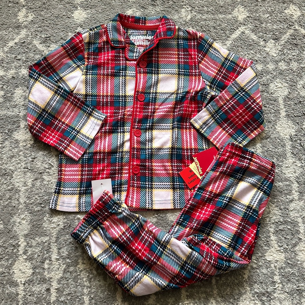 Plaid Toddler Pajama Set
